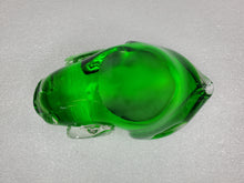 Load image into Gallery viewer, Vintage Fifth Avenue Crystal Glass Green Frog – Paperweight
