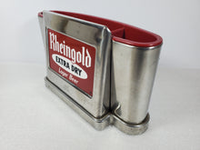 Load image into Gallery viewer, Vintage Rheingold Extra Dry Lager Beer – Chrome Bar Napkin Holder – Stir Holder
