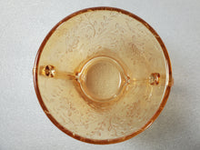 Load image into Gallery viewer, Vintage Jeanette Glass Floragold Louisa Sugar Bowl and Creamer
