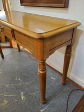 Load image into Gallery viewer, Vintage Oak Hall Table - Sofa Table With Drawer
