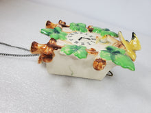 Load image into Gallery viewer, Vintage Lefton Wall Pocket Vase Cuckoo Clock With 2 Birds and Pinecone
