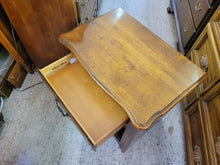 Load image into Gallery viewer, Vintage Ethan Allen Nightstand - One Drawer and Lower Shelf
