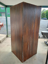 Load image into Gallery viewer, Antique Oak Corner Cupboard - Beveled Glass Single Door and 1 Drawer
