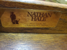Load image into Gallery viewer, Vintage Oak Roll Top Desk With Key By Nathan Hale Furniture

