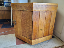 Load image into Gallery viewer, Side Table With Cabinet Doors - 6 Sided

