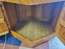 Load image into Gallery viewer, Side Table With Cabinet Doors - 6 Sided
