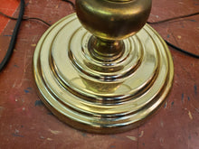 Load image into Gallery viewer, Vintage Brass Floor Lamp With Glass Table Top - 3 Way Switch
