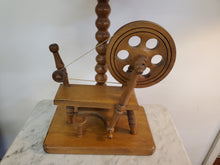 Load image into Gallery viewer, Vintage Spinning Wheel Table Lamp
