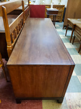 Load image into Gallery viewer, Vintage Low Console Cabinet - TV Stand With Shelves
