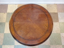 Load image into Gallery viewer, Vintage Round Pedestal Base Accent Table - Lamp Table By Drexel Heritage
