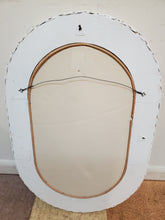 Load image into Gallery viewer, White Wicker Wall Mirror
