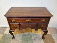 Load image into Gallery viewer, Vintage Queen Anne Style Mahogany Lowboy Chest
