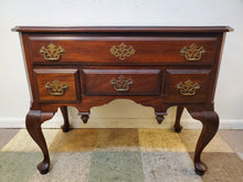 Load image into Gallery viewer, Vintage Queen Anne Style Mahogany Lowboy Chest
