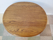 Load image into Gallery viewer, Vintage Oval Oak Side Table - Small Coffee Table
