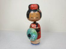 Load image into Gallery viewer, Vintage Japanese Kokeshi Wooden Doll 5” Bobble Head
