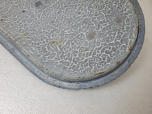 Load image into Gallery viewer, Vintage Gray Enamelware Roasting Pan – Hare Pan – Elongated - Narrow And Wide Side
