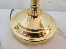 Load image into Gallery viewer, Vintage Brass Candlestick Desk Lamp With Adjustable Arm

