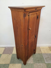 Load image into Gallery viewer, Vintage Country Pine Chimney Cupboard – Wooden Storage Cabinet - American Hearthside - Amish Made
