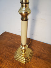 Load image into Gallery viewer, Vintage Brass Candle Stick Table Lamp With 3 Way Switch

