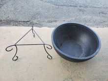 Load image into Gallery viewer, Large Planter With Wrought Iron Stand
