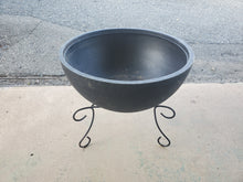 Load image into Gallery viewer, Large Planter With Wrought Iron Stand
