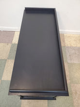 Load image into Gallery viewer, Black Bench With Storage Baskets
