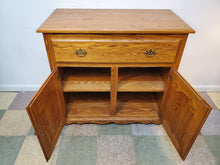 Load image into Gallery viewer, Oak Buffet Server Cabinet
