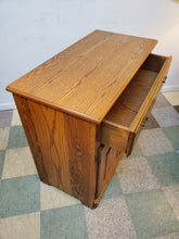 Load image into Gallery viewer, Oak Buffet Server Cabinet
