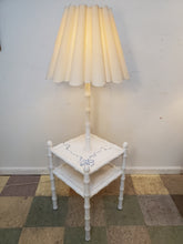 Load image into Gallery viewer, Mid Century Modern Faux Bamboo Table Floor Lamp
