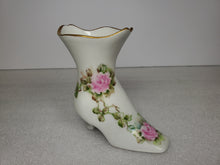 Load image into Gallery viewer, Limoges France Victorian Style Porcelain Boot Figurine – Floral
