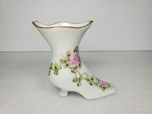 Load image into Gallery viewer, Limoges France Victorian Style Porcelain Boot Figurine – Floral
