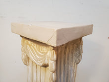 Load image into Gallery viewer, Vintage Plaster Column Pillar – Pedestal Plantstand
