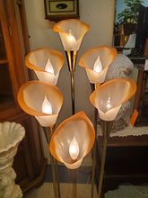 Load image into Gallery viewer, Vintage Calla Lily Floor Lamp

