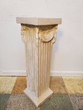 Load image into Gallery viewer, Vintage Plaster Column Pillar – Pedestal Plantstand
