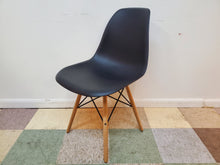 Load image into Gallery viewer, Modern Black Molded Plastic Retro Mid Century Modern Style Chairs
