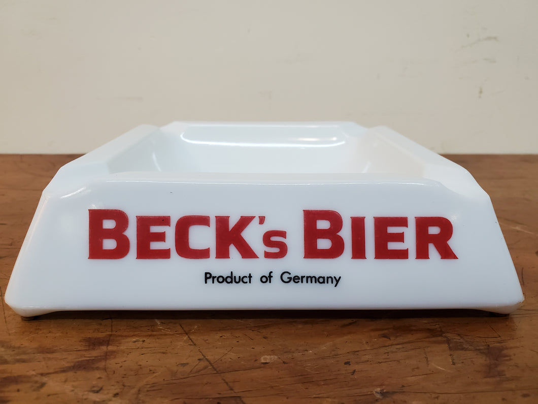 Vintage Beck's Bier Advertisement Ashtray