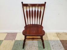 Load image into Gallery viewer, Vintage Solid Cherry Arrow Back Chair By Harden Furniture
