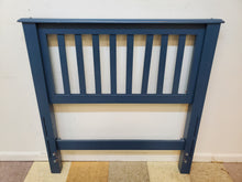 Load image into Gallery viewer, Blue Slat Single - Twin Wooden Headboard
