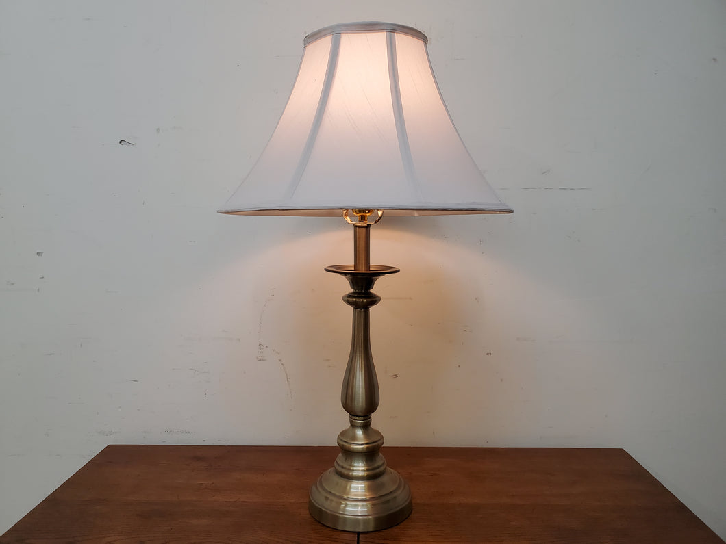 Vintage Brushed Brass Table Lamp