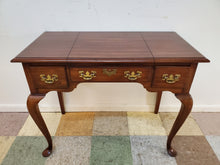 Load image into Gallery viewer, Vintage Cherry Queen Ann Style Makeup Vanity By Colonial Manor
