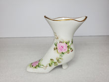 Load image into Gallery viewer, Limoges France Victorian Style Porcelain Boot Figurine – Floral
