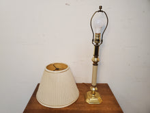 Load image into Gallery viewer, Vintage Brass Candle Stick Table Lamp With 3 Way Switch
