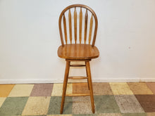 Load image into Gallery viewer, High Back Barstool Swivel Bar Stool
