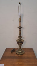 Load and play video in Gallery viewer, Vintage Stiffel Table Lamp With Shade - 3 Way Switch
