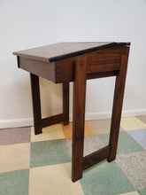 Load image into Gallery viewer, Vintage Pine Clerks Desk - Flip Top Writing Desk
