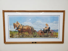 Load image into Gallery viewer, The Morning Ride Horse And Buggy Print In Frame By George Malick - Signed With Certificate Of Authenticity
