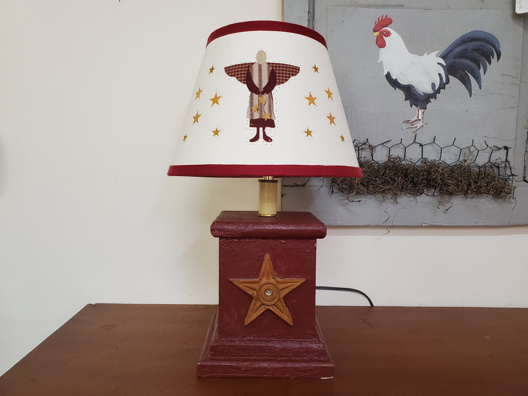 Country Style Table Lamp With Stars